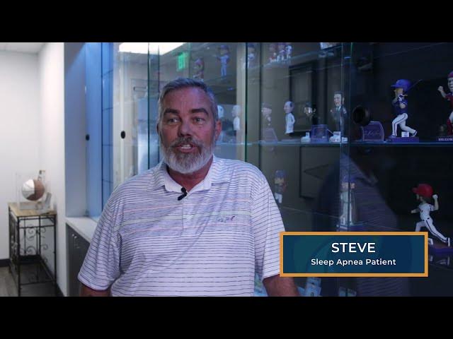 Irving sleep apnea patient Steve